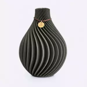 Vase AURA - Olive Basalte