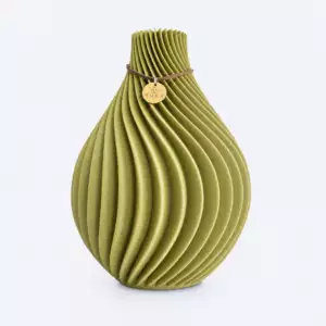 Vase AURA - Sauge Dorée
