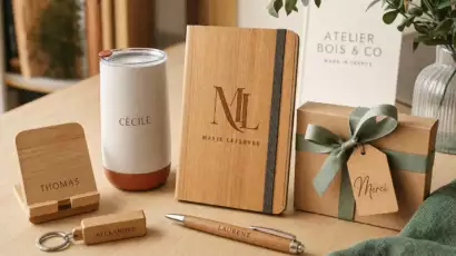 Cadeaux CSE personnalisés et gravés, fabriqués en France par Trevia Lab