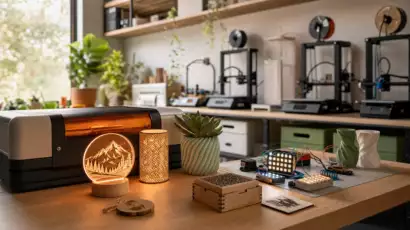 Gravure laser et impression 3D dans l'atelier Trevia Lab