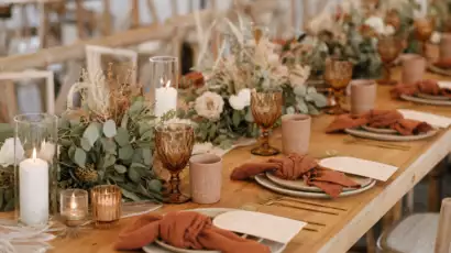 Décoration de mariage personnalisée et cohérente – Trevia Lab